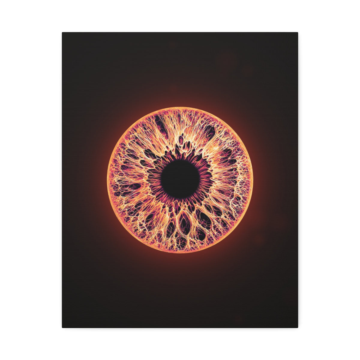 BLXNTT Iris – Lace Web Sunset Fade Glossy Canvas
