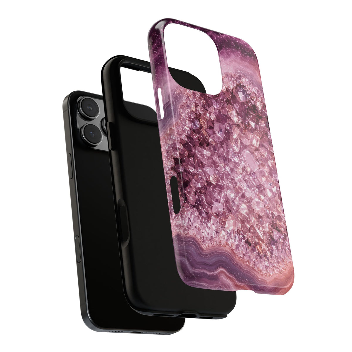 Geode Core - Rose Quartz Phone Case