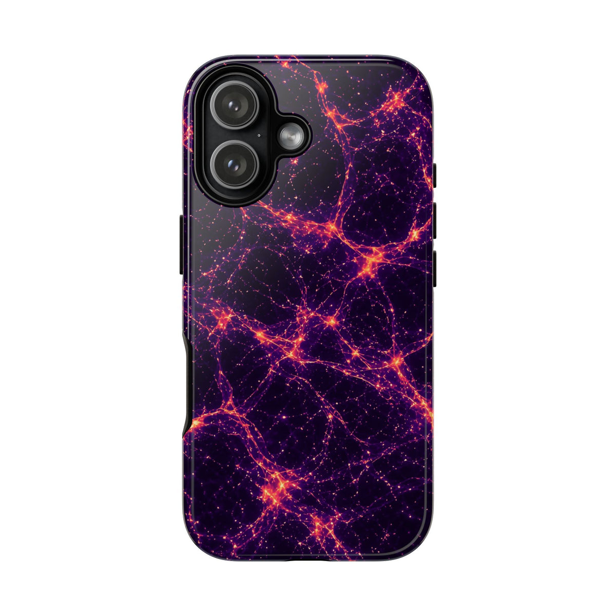 Neon Mycelium - Sunset Synapse Phone Case