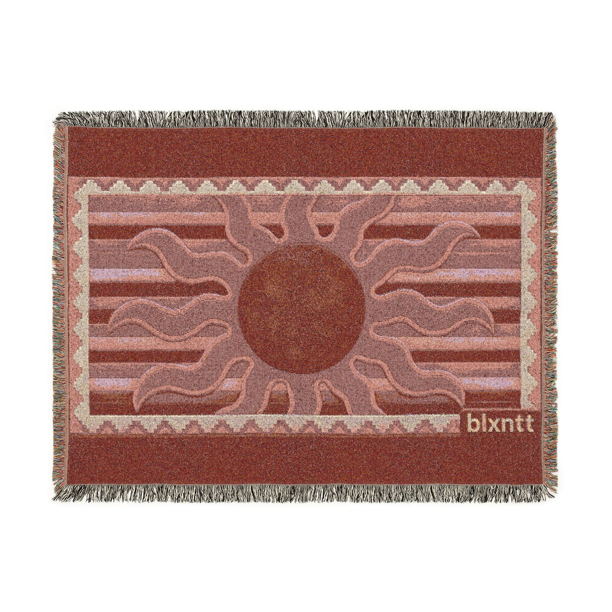 BLXNTT Pink Hippie Woven Blanket #3