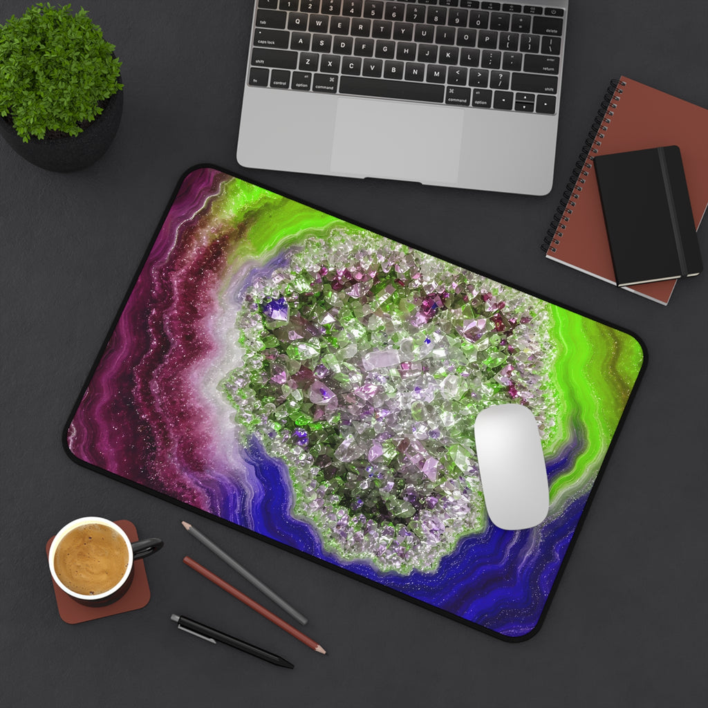 Geode Core - Cosmic Berry Desk Mat