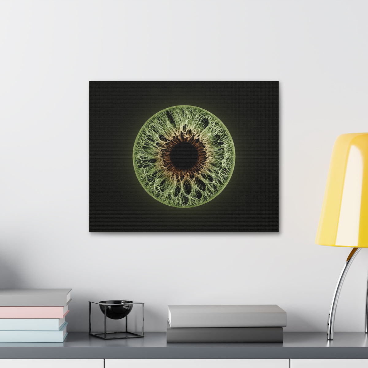 BLXNTT Iris – Lace Web Hazel Glossy Canvas
