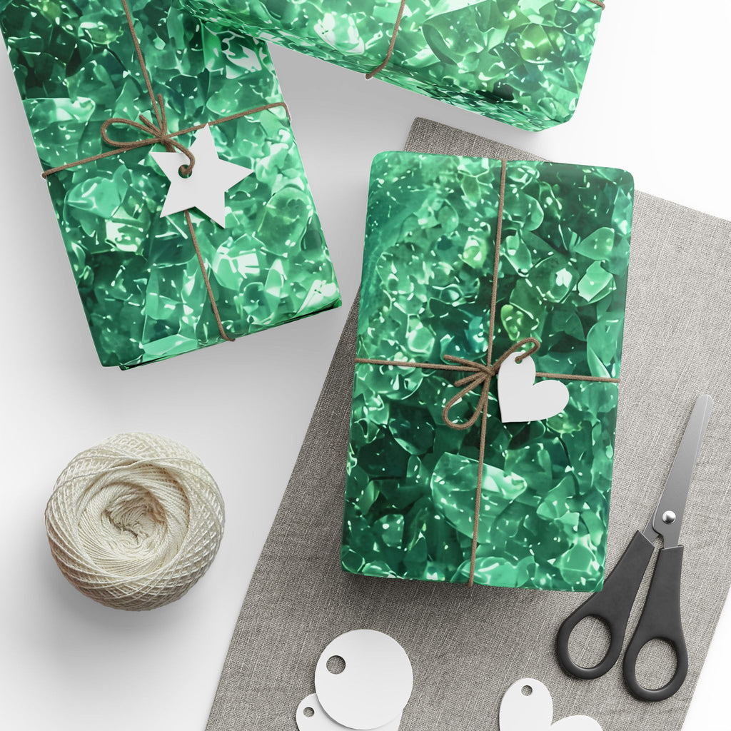 Geode Core - Jade Temple Wrapping Paper