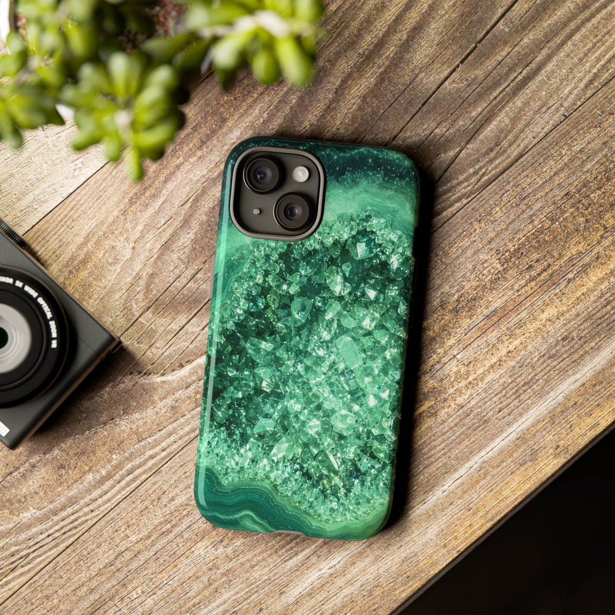 Geode Core - Jade Temple Phone Case