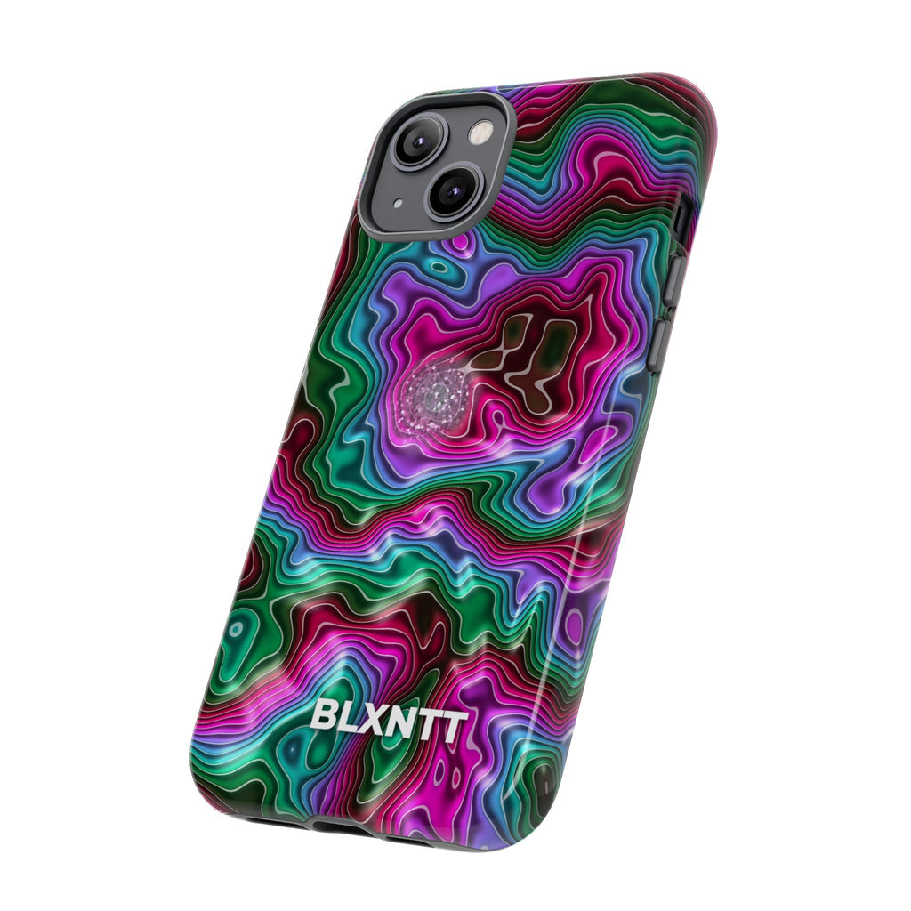 Neon Agate Phone Case