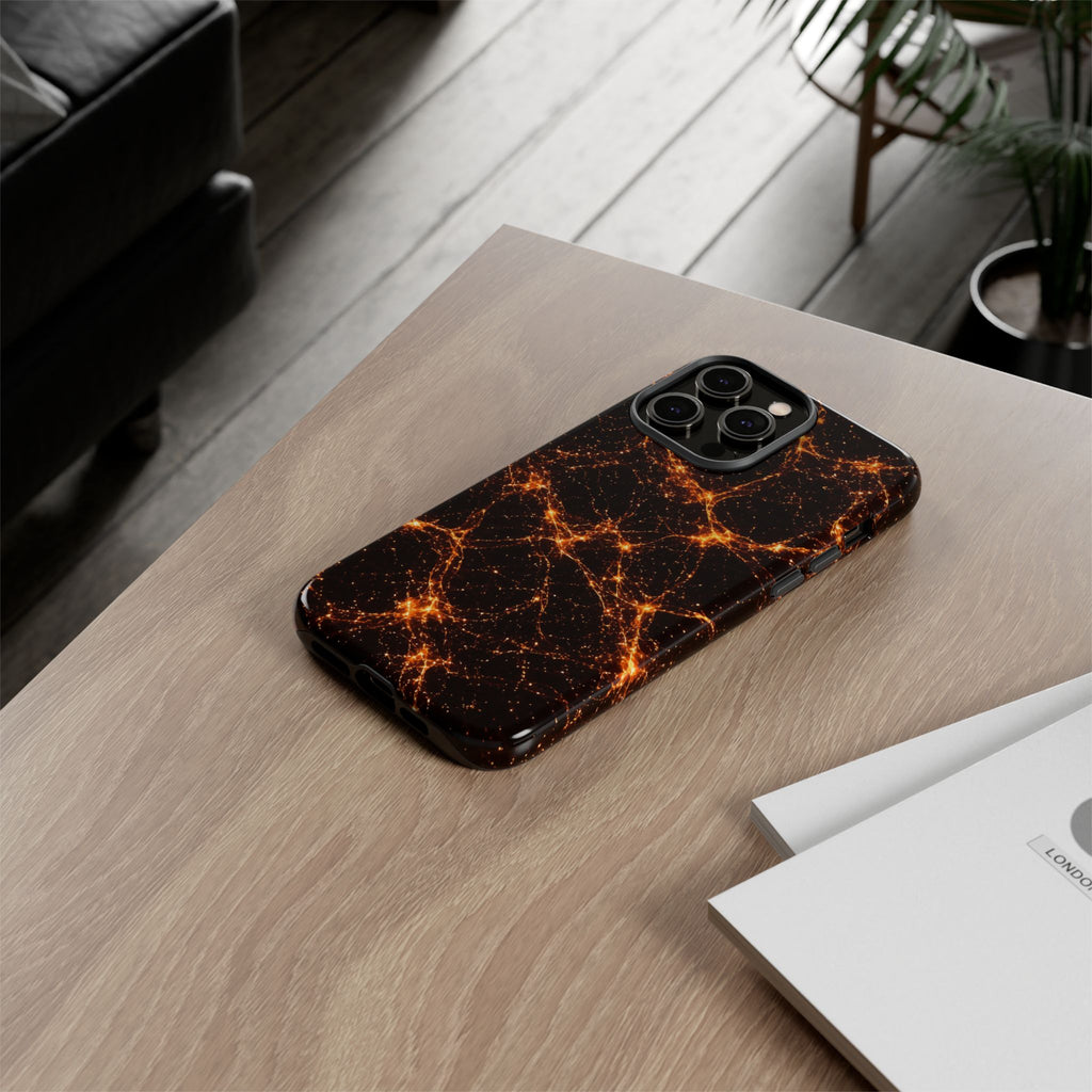 Neon Mycelium - Solar Flare Phone Case