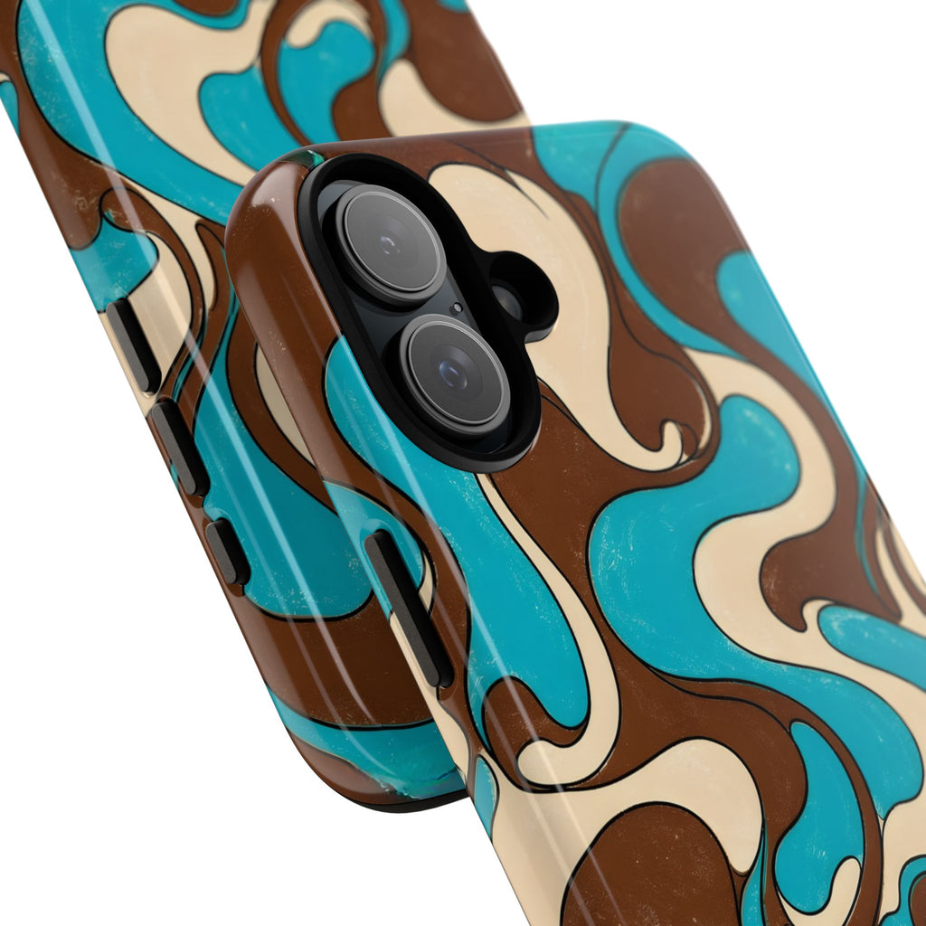 Fillmore Flow - Turquoise & Chocolate Phone Case