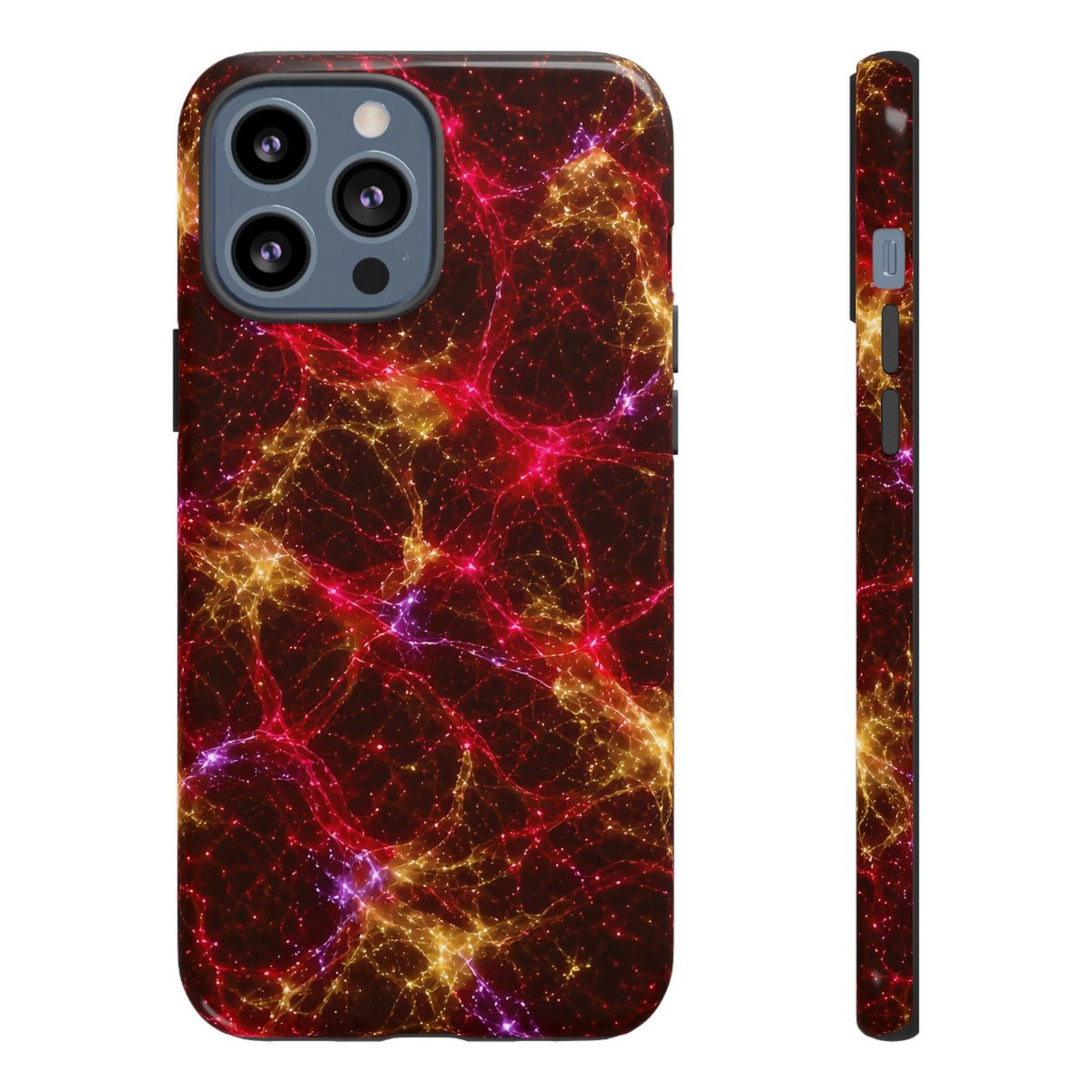 Neon Mycelium - Rainbow Nerve Phone Case
