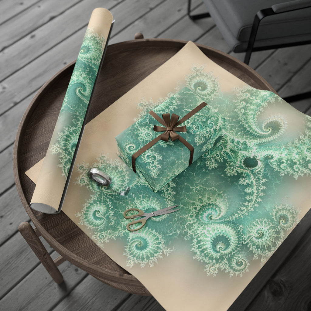 Copper Infinity - Sea Glass Wrapping Paper