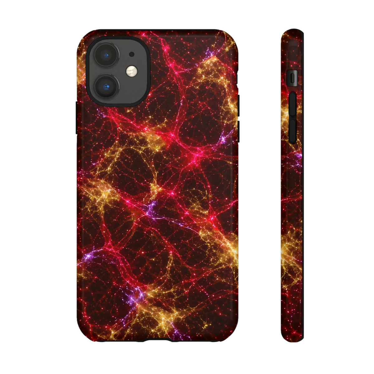 Neon Mycelium - Rainbow Nerve Phone Case