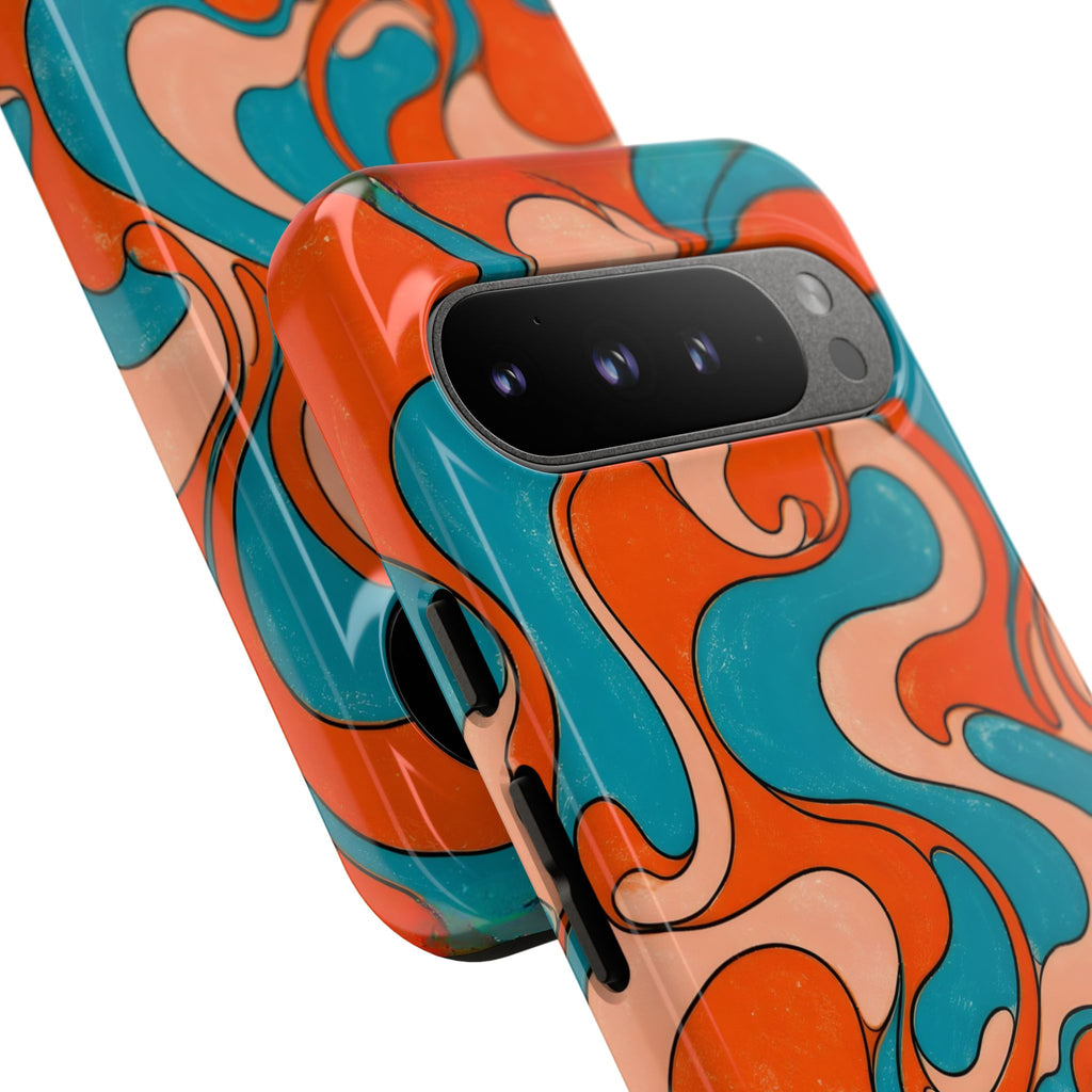 Fillmore Flow - Blood Orange & Teal Phone Case