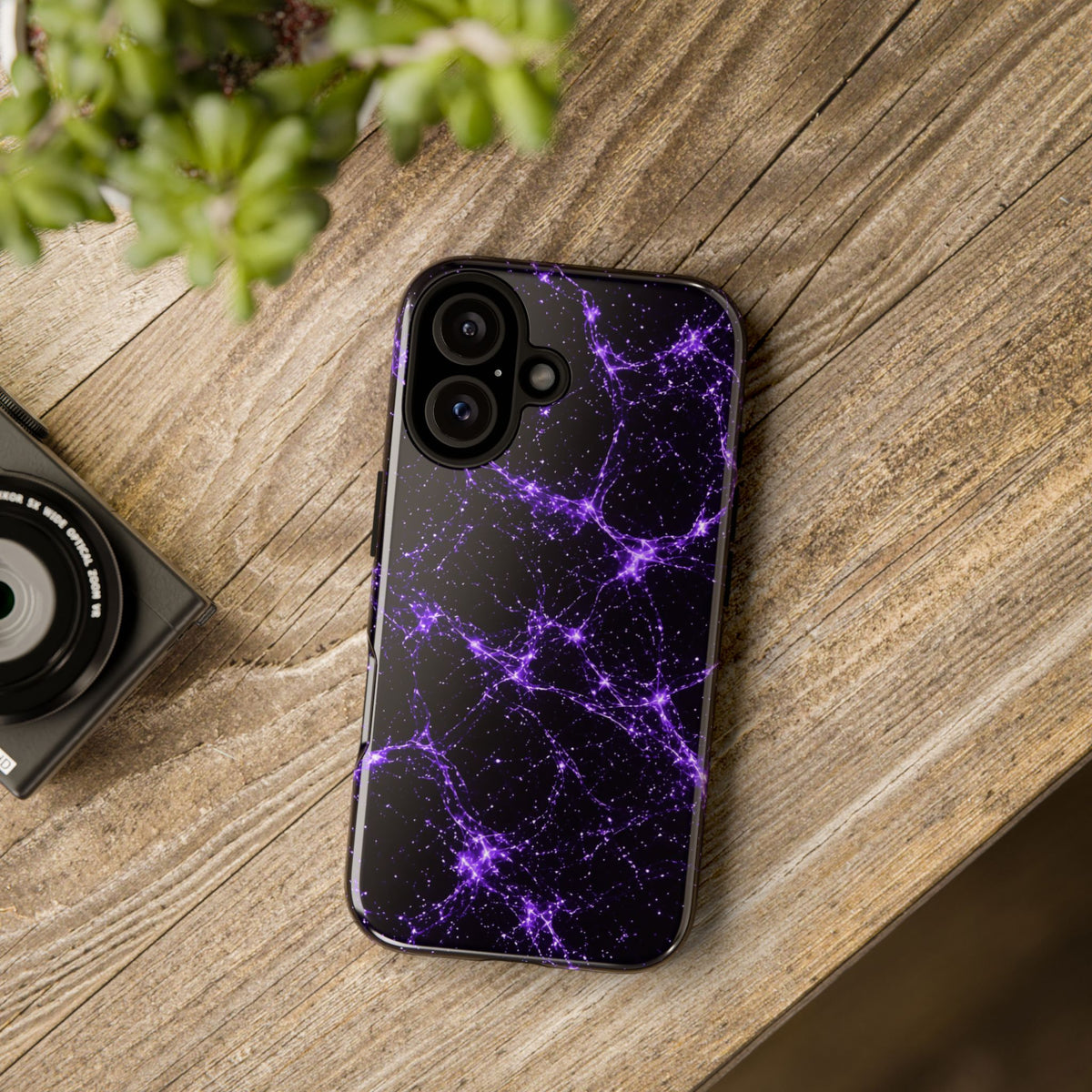 Neon Mycelium - Ultraviolet Phone Case