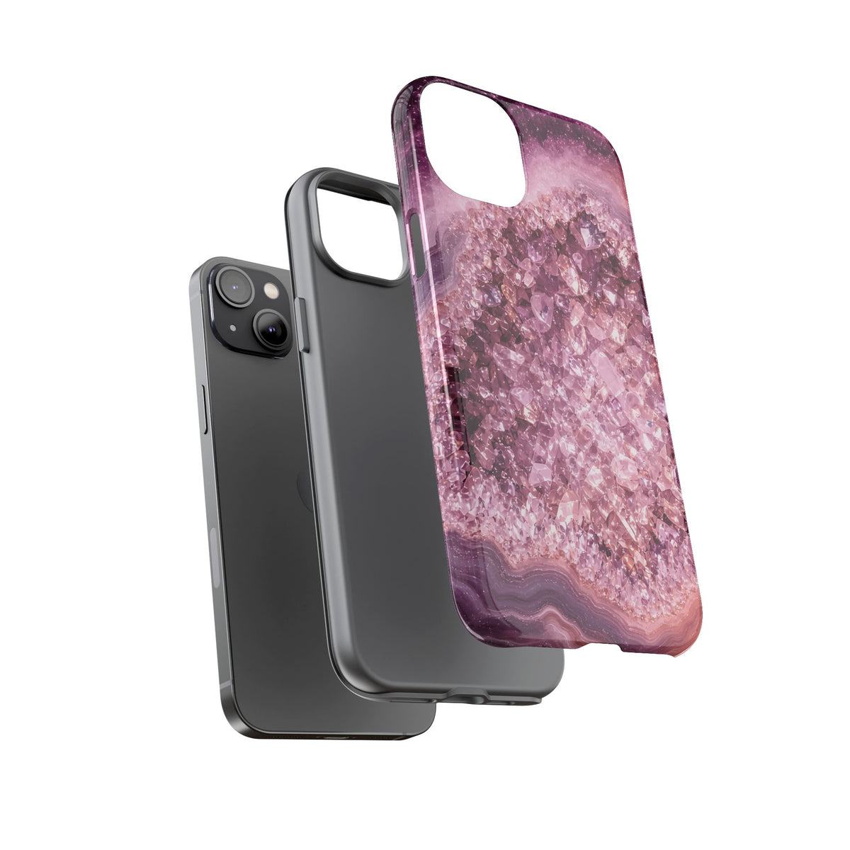 Geode Core - Rose Quartz Phone Case