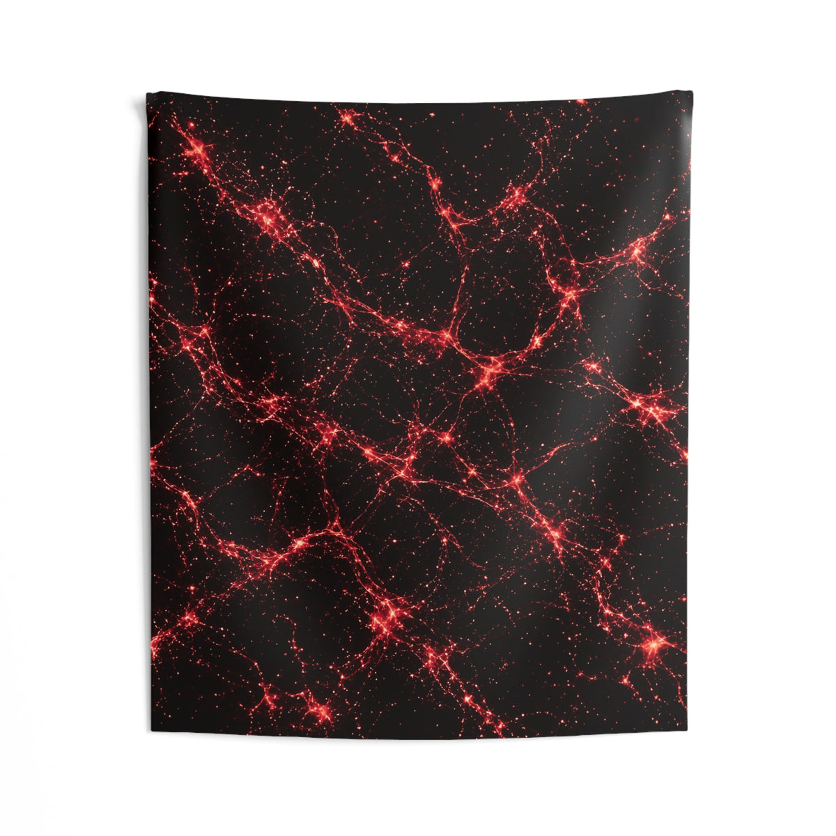 Neon Mycelium - Blood Moon Tapestry