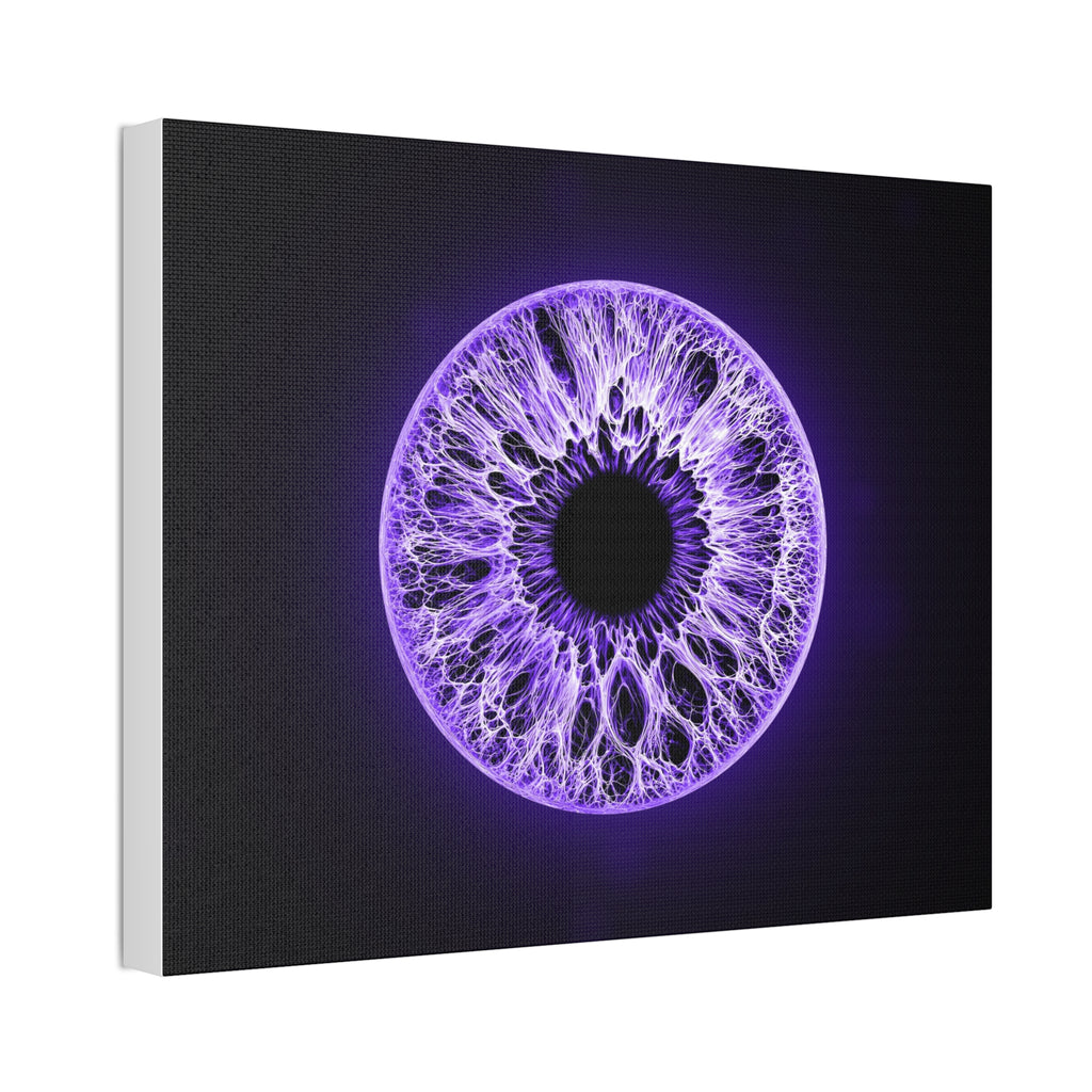 BLXNTT Iris – Lace Web Ultraviolet Glossy Canvas