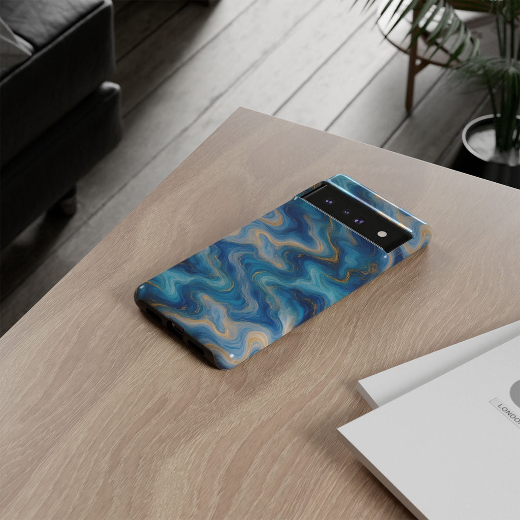 Ocean Blue Marble Phone Case