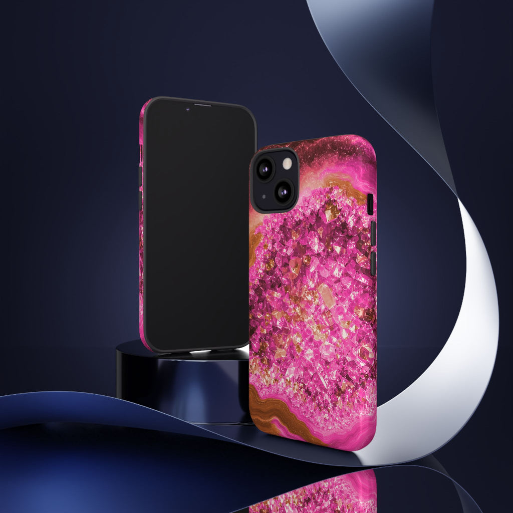 Geode Core - Terracotta Neon Phone Case