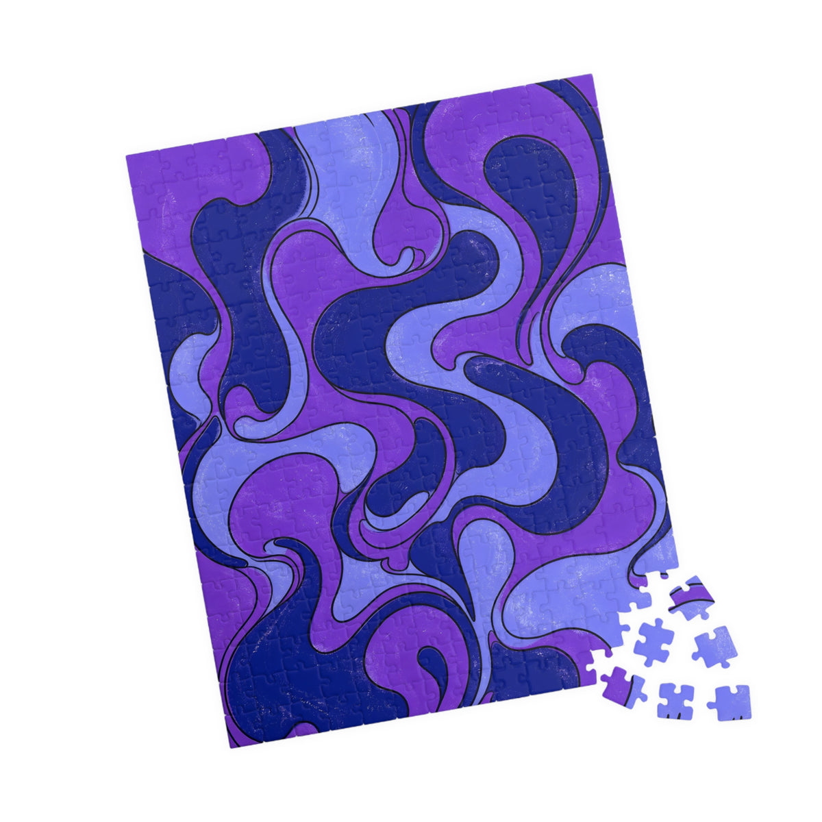Fillmore Flow - Ultraviolet Jigsaw Puzzle