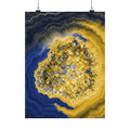 Geode Core - Mustard Navy Poster