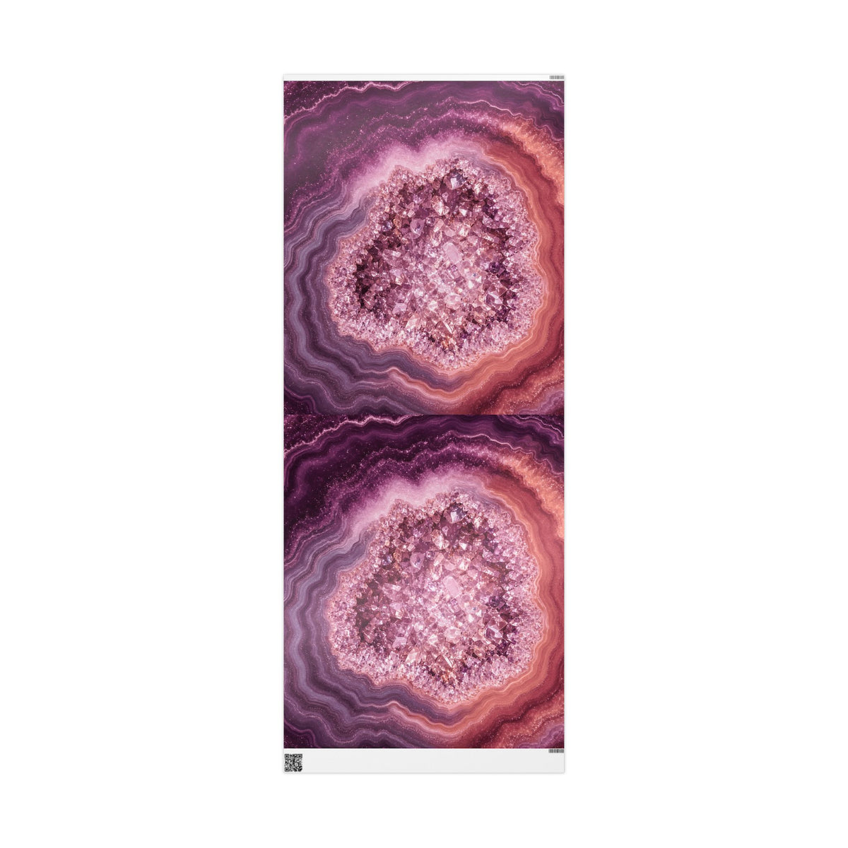 Geode Core - Rose Quartz Wrapping Paper