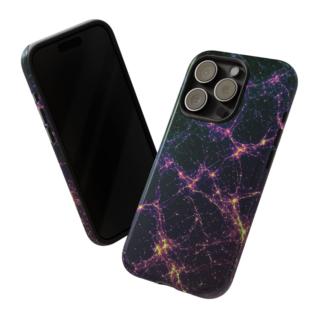 Neon Mycelium - Holographic Phone Case