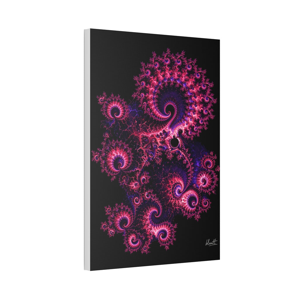 Copper Infinity - Hot Pink & Violet Glossy Canvas