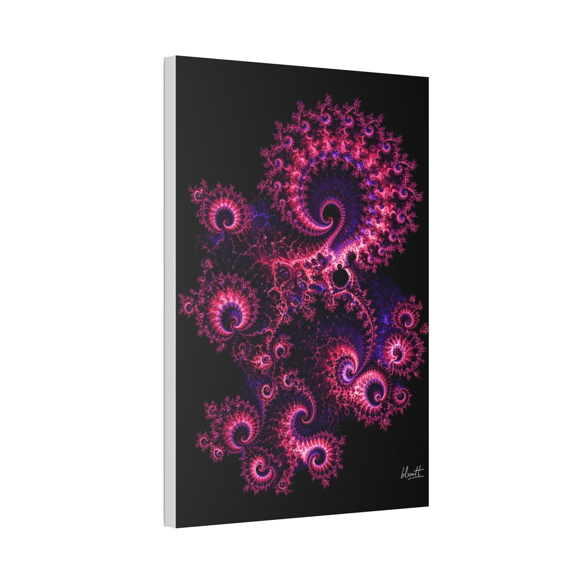 Copper Infinity - Hot Pink & Violet Glossy Canvas