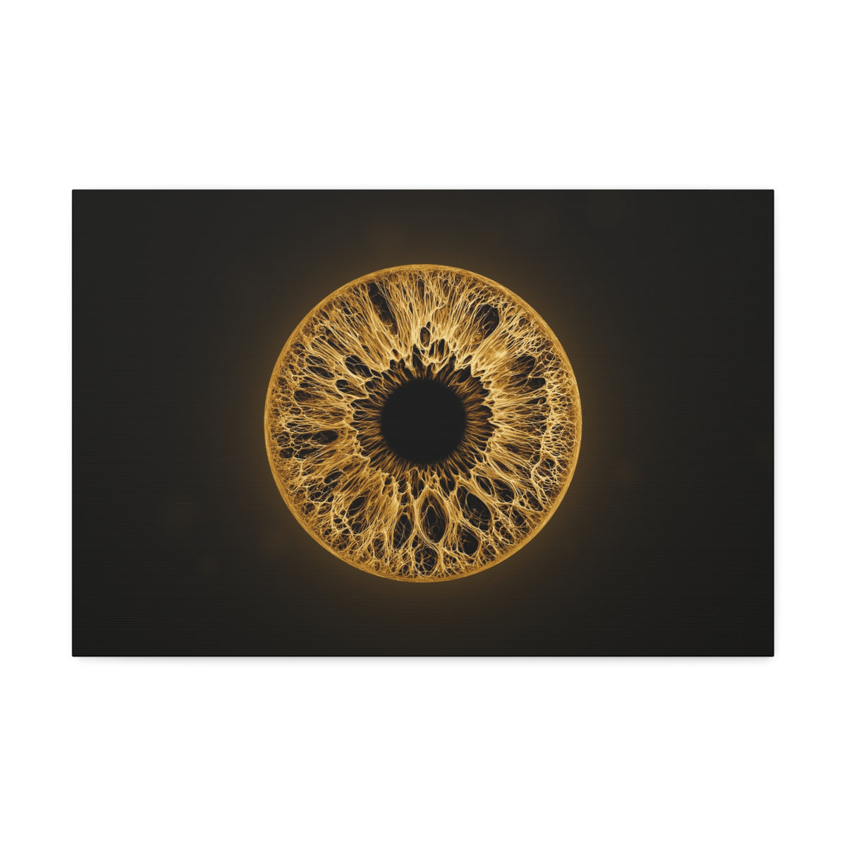 BLXNTT Iris – Lace Web Amber Glossy Canvas