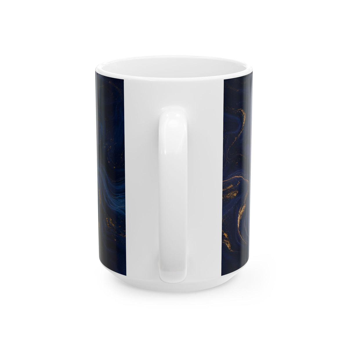 Navy & Gold Marble Mug