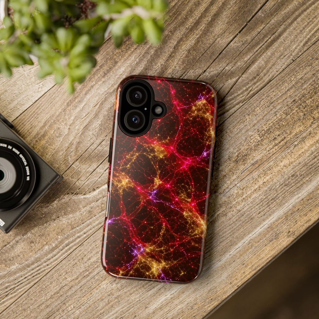 Neon Mycelium - Rainbow Nerve Phone Case
