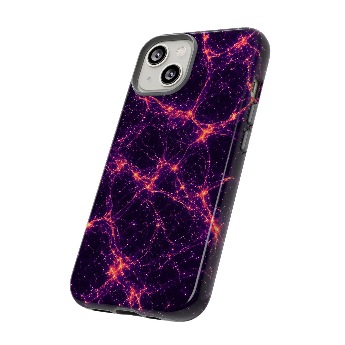 Neon Mycelium - Sunset Synapse Phone Case