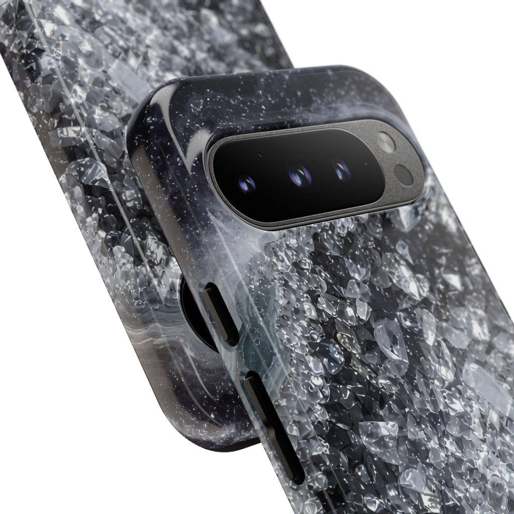 Geode Core - Silver Smoke Phone Case