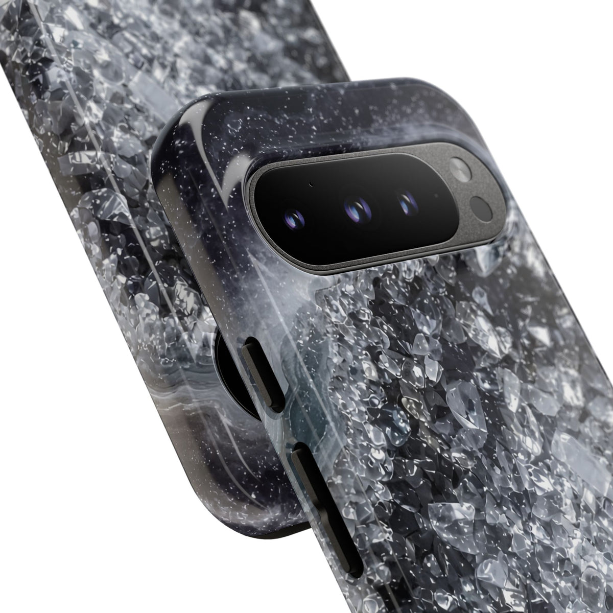 Geode Core - Silver Smoke Phone Case