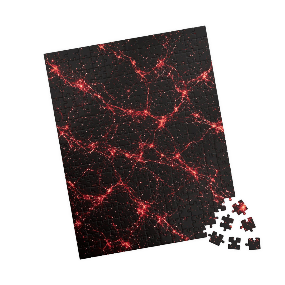 Neon Mycelium - Blood Moon Jigsaw Puzzle