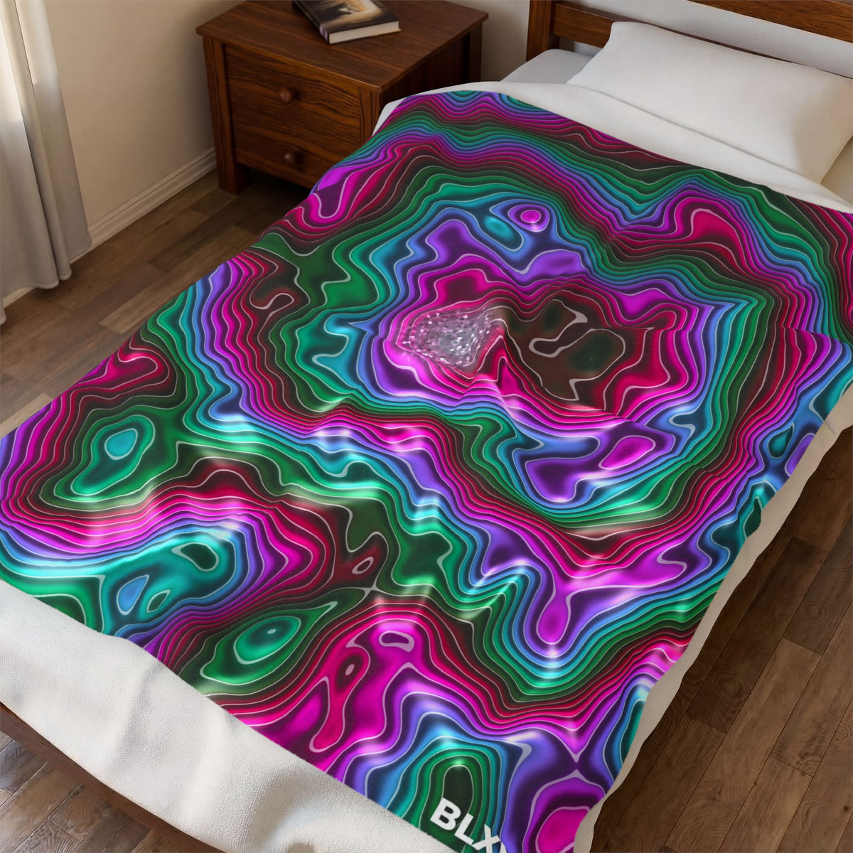 Neon Agate Blanket