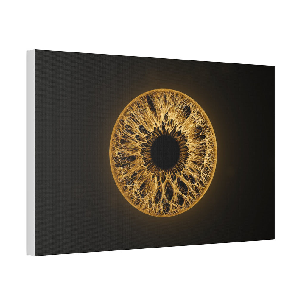 BLXNTT Iris – Lace Web Amber Glossy Canvas