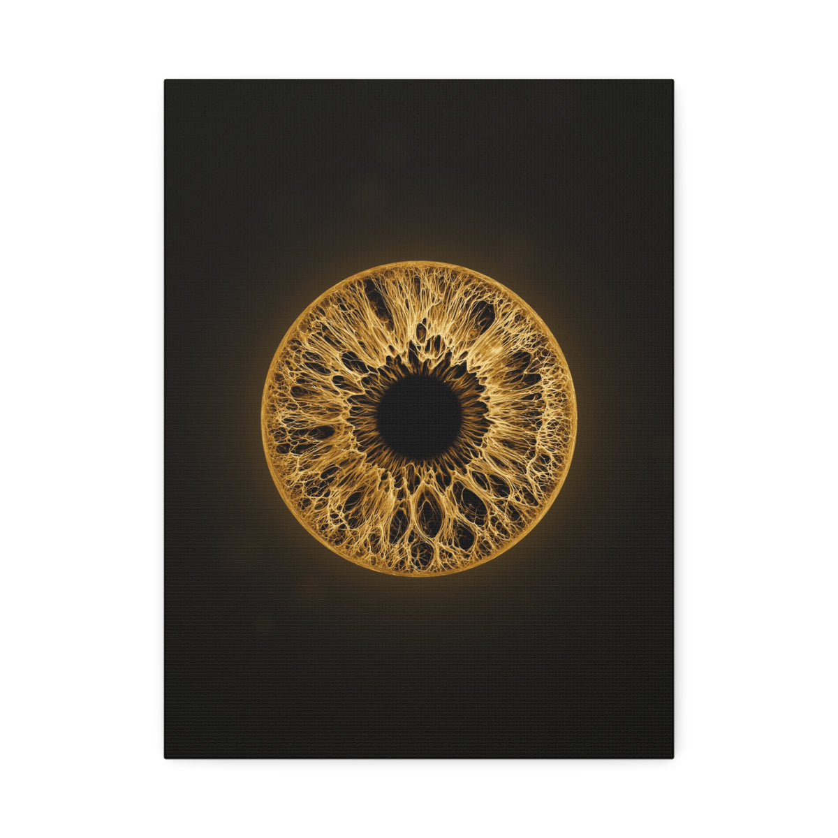 BLXNTT Iris – Lace Web Amber Glossy Canvas