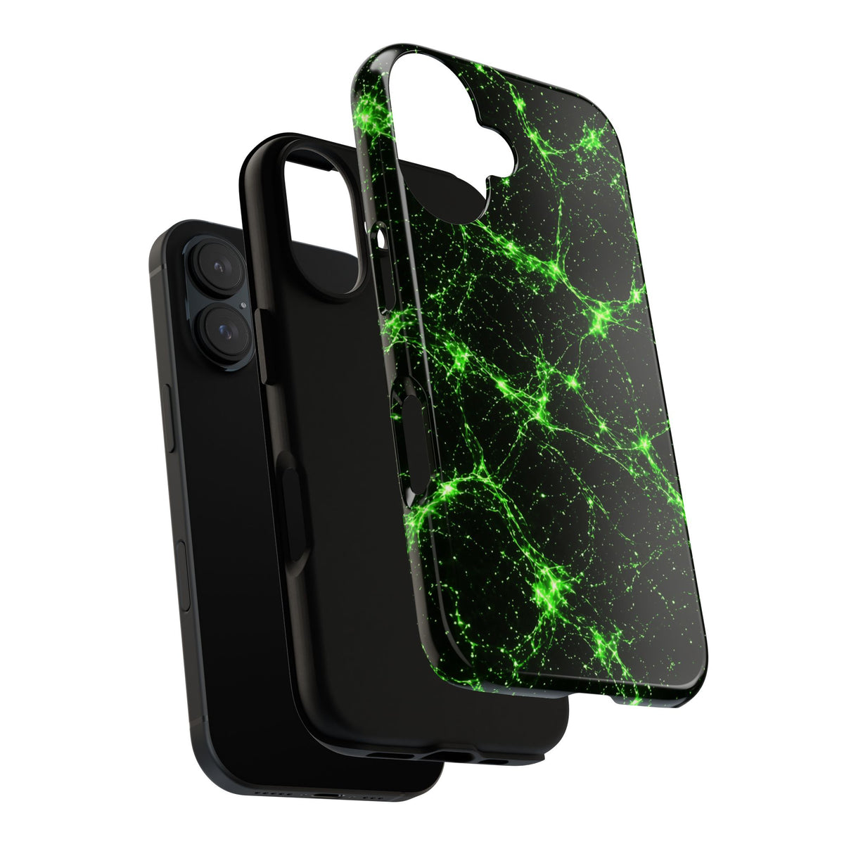 Neon Mycelium - Toxic Lime Phone Case
