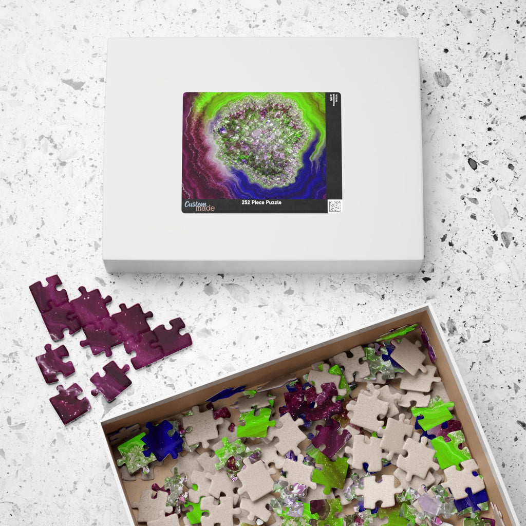 Geode Core - Cosmic Berry Jigsaw Puzzle