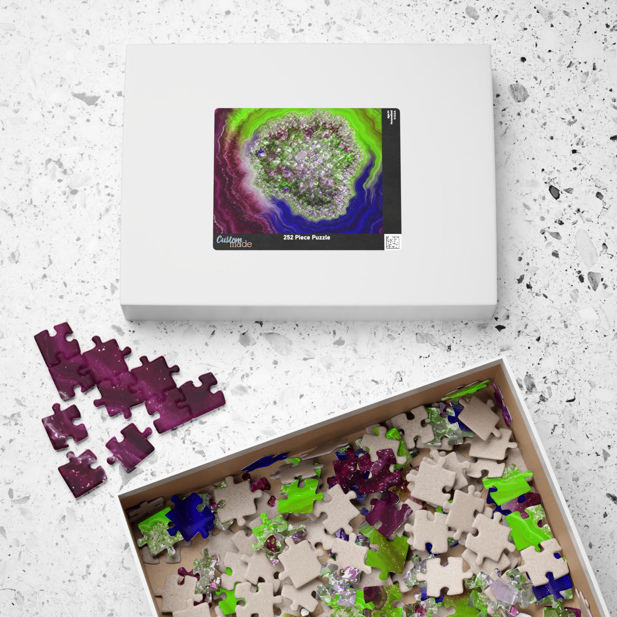 Geode Core - Cosmic Berry Jigsaw Puzzle