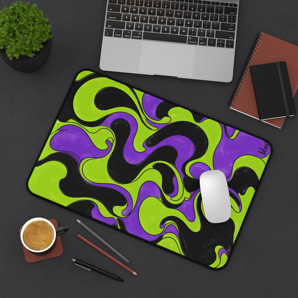 Fillmore Flow - Lime & Purple Desk Mat