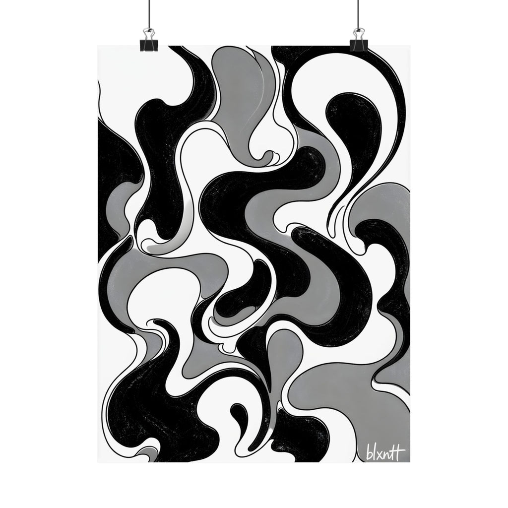 Fillmore Flow - Monochrome Poster
