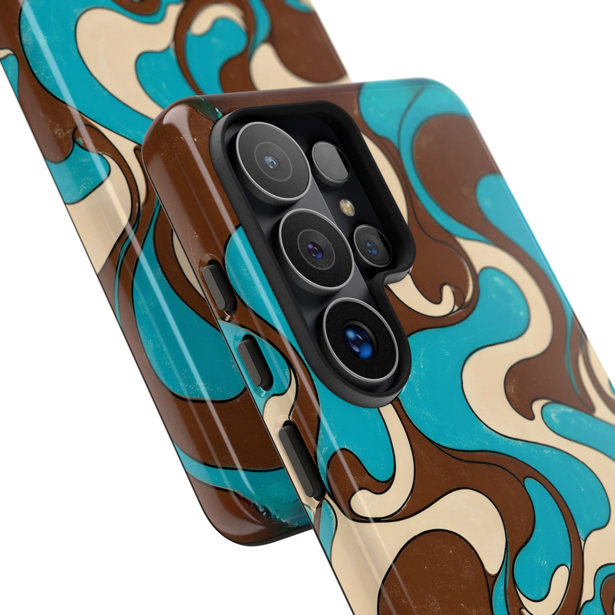 Fillmore Flow - Turquoise & Chocolate Phone Case