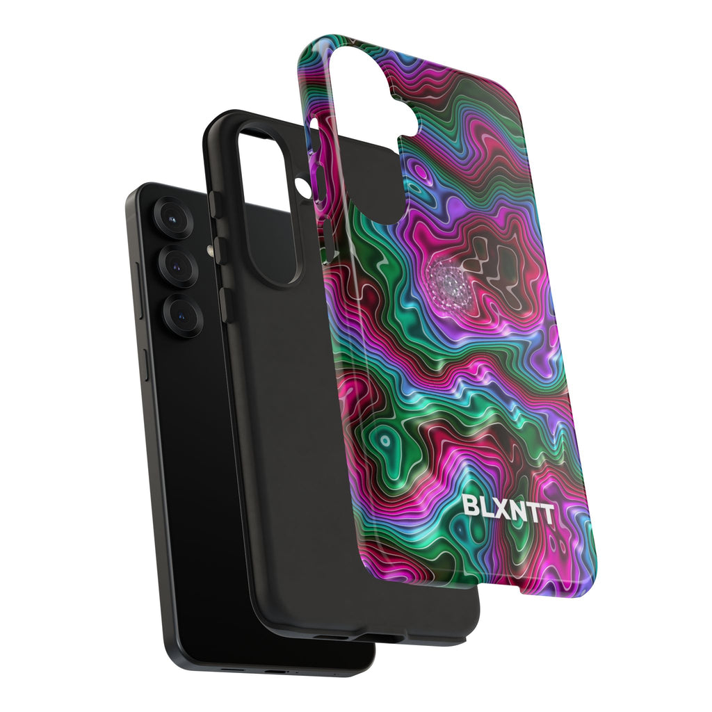 Neon Agate Phone Case