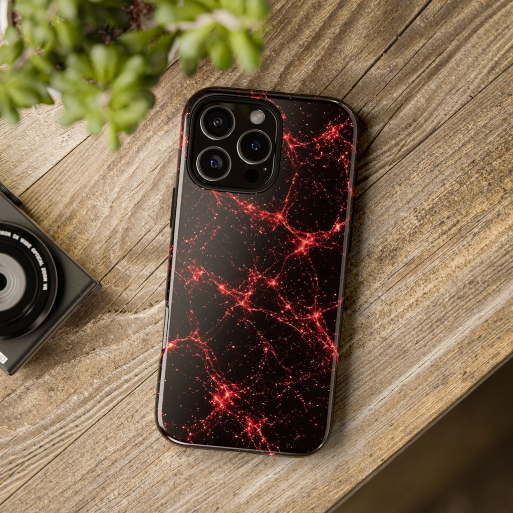 Neon Mycelium - Blood Moon Phone Case