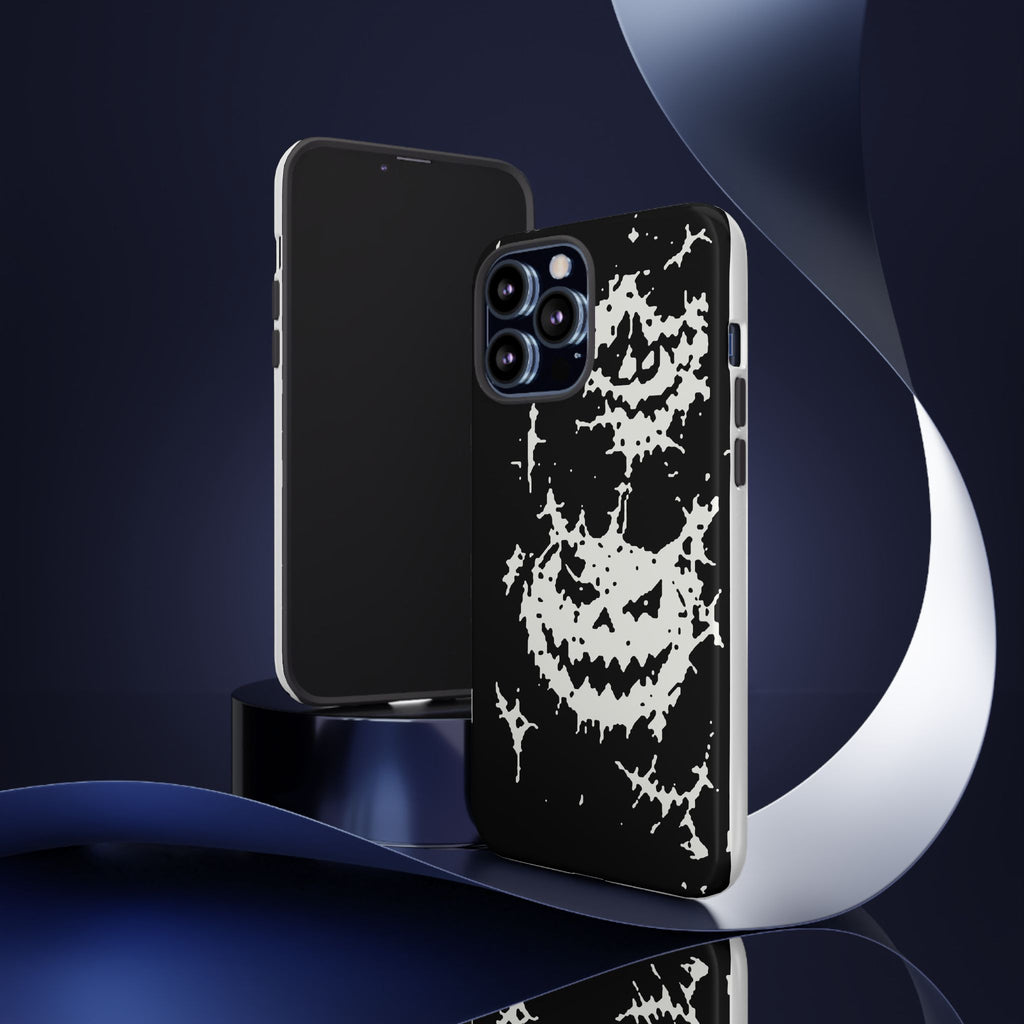 White Spiderweb Pumpkin Phone Case