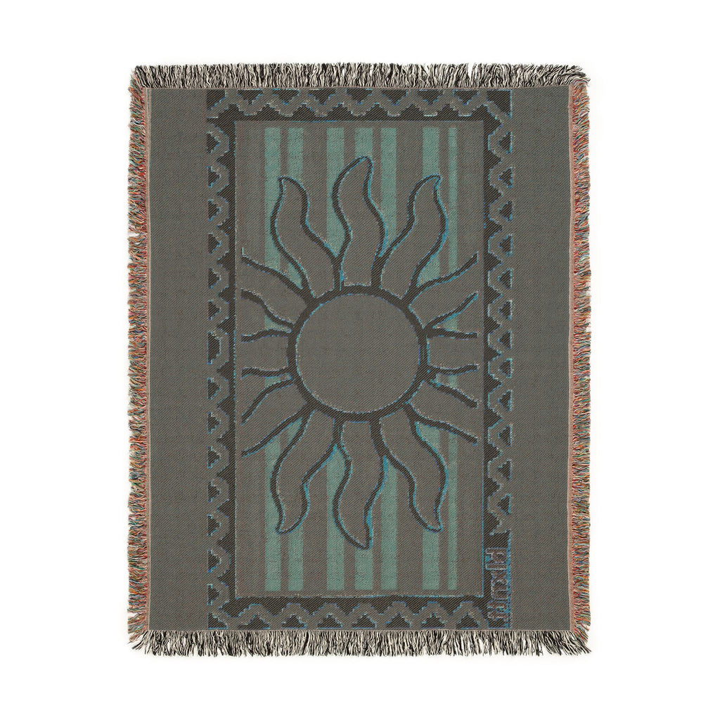 BLXNTT Red Hippie Woven Blanket #4