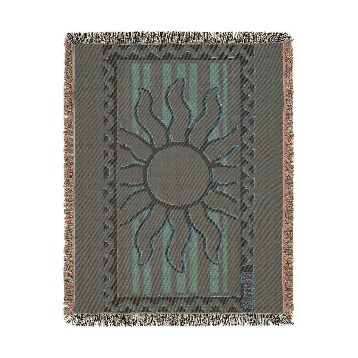 BLXNTT Red Hippie Woven Blanket #4