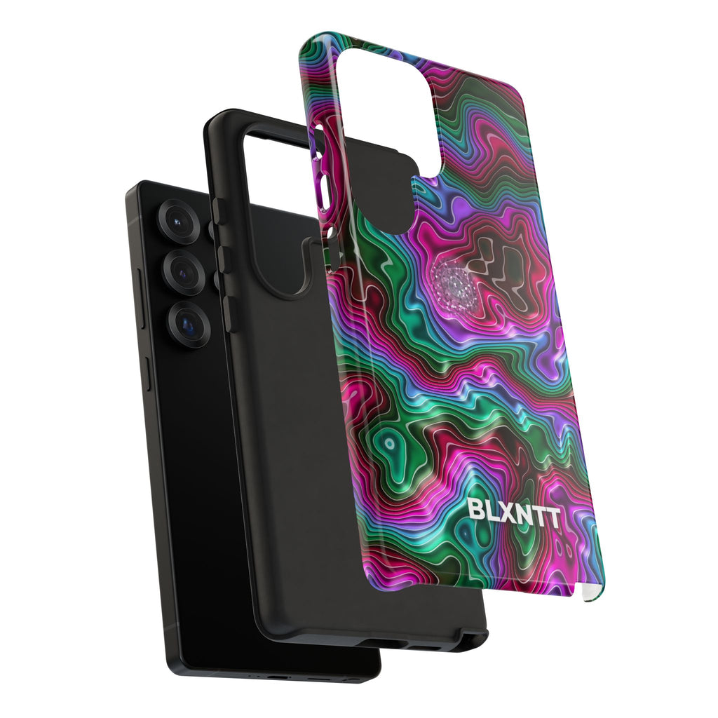 Neon Agate Phone Case