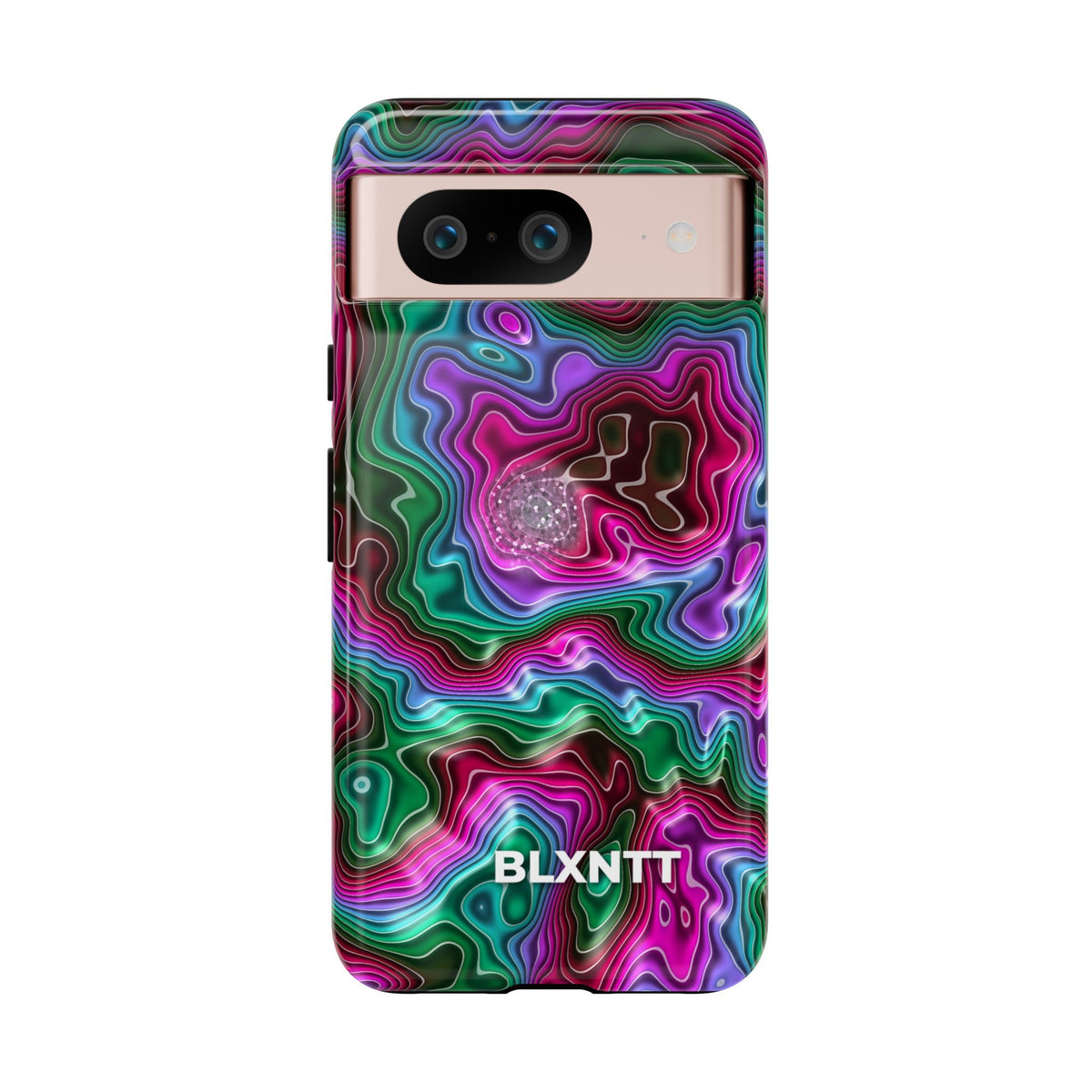 Neon Agate Phone Case
